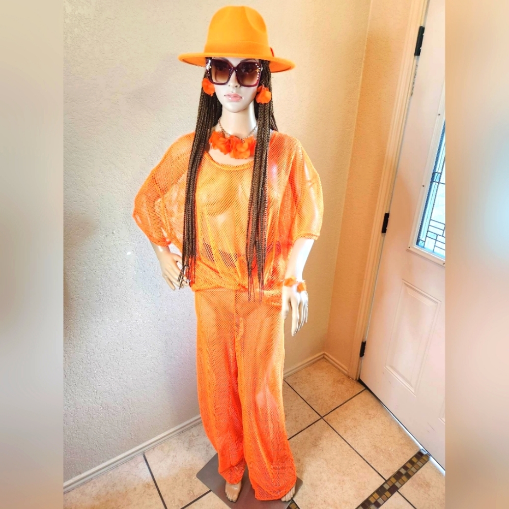 See through outfit  without the hat